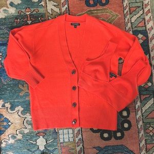 BANANA REPUBLIC 100% cashmere cardigan AND matching bra top (sold as set only).